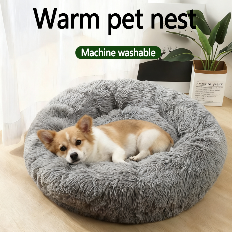 Winter Dog Bed Cat Bed Kennel Warm Pet Bed Bottom Waterproof Non-Shedding Comfortable Pet Supplies Suitable For Home Pet Stores