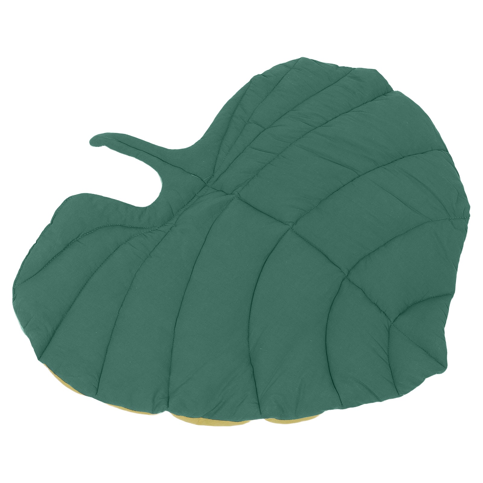 Pet Mat Leaf Shape All-Season Reversible Cushion 25.55x24.76inch Machine Washable Dog Crate Pad Cat Bed Mat Indoor Use