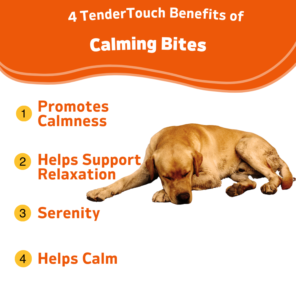 360 Chews - 3 Pack(3 x 180g/6.35oz) 540g/19.1oz - TenderTouch Calming for Dogs - Help Natural Dog Anxiety for Everyday Stress