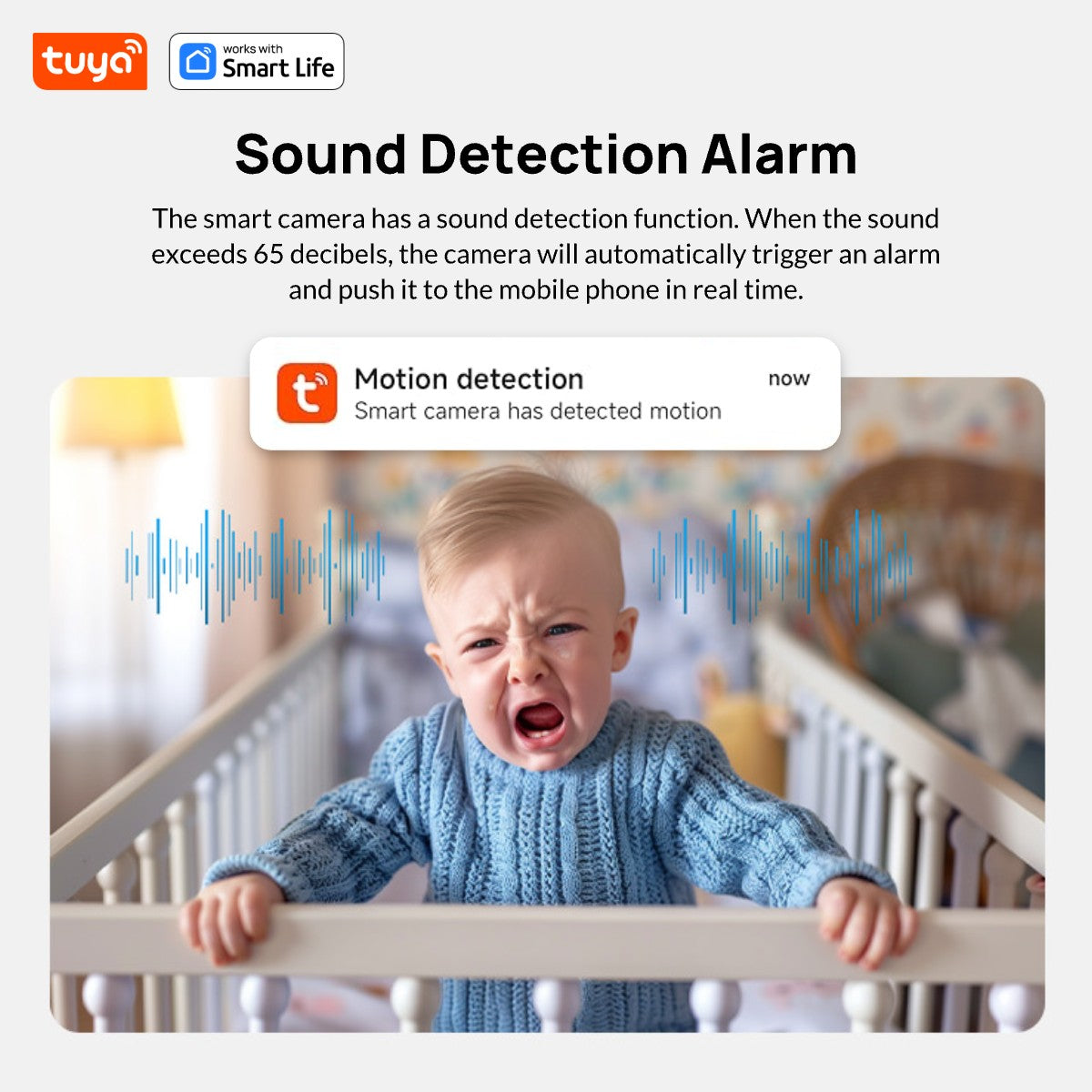 5G & 2.4G Tuya Smart Indoor/Outdoor Security Camera for Home,Baby/Elder/Pet Camera With Phone App,Color Night Vision 2-Way Audio
