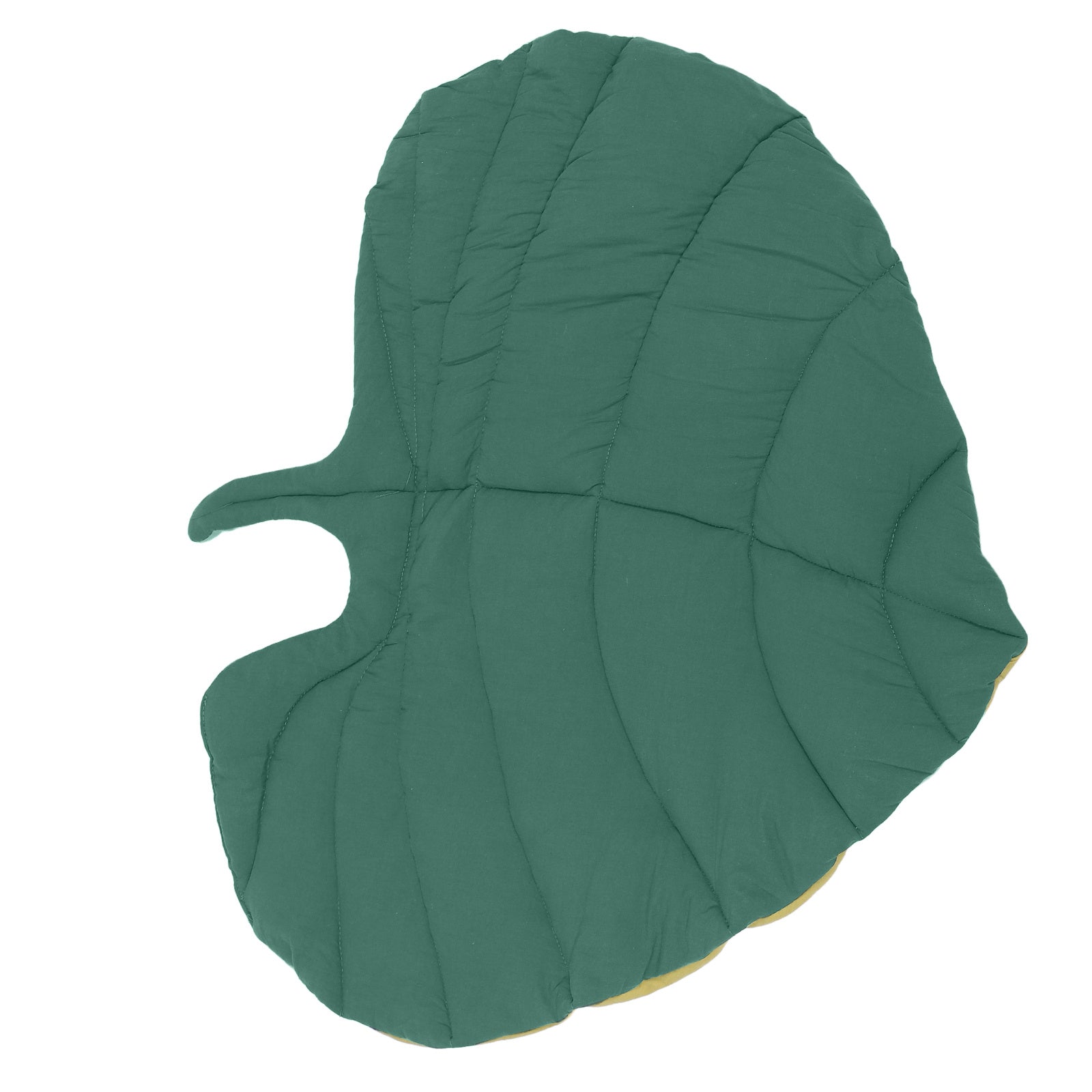 Pet Mat Leaf Shape All-Season Reversible Cushion 25.55x24.76inch Machine Washable Dog Crate Pad Cat Bed Mat Indoor Use