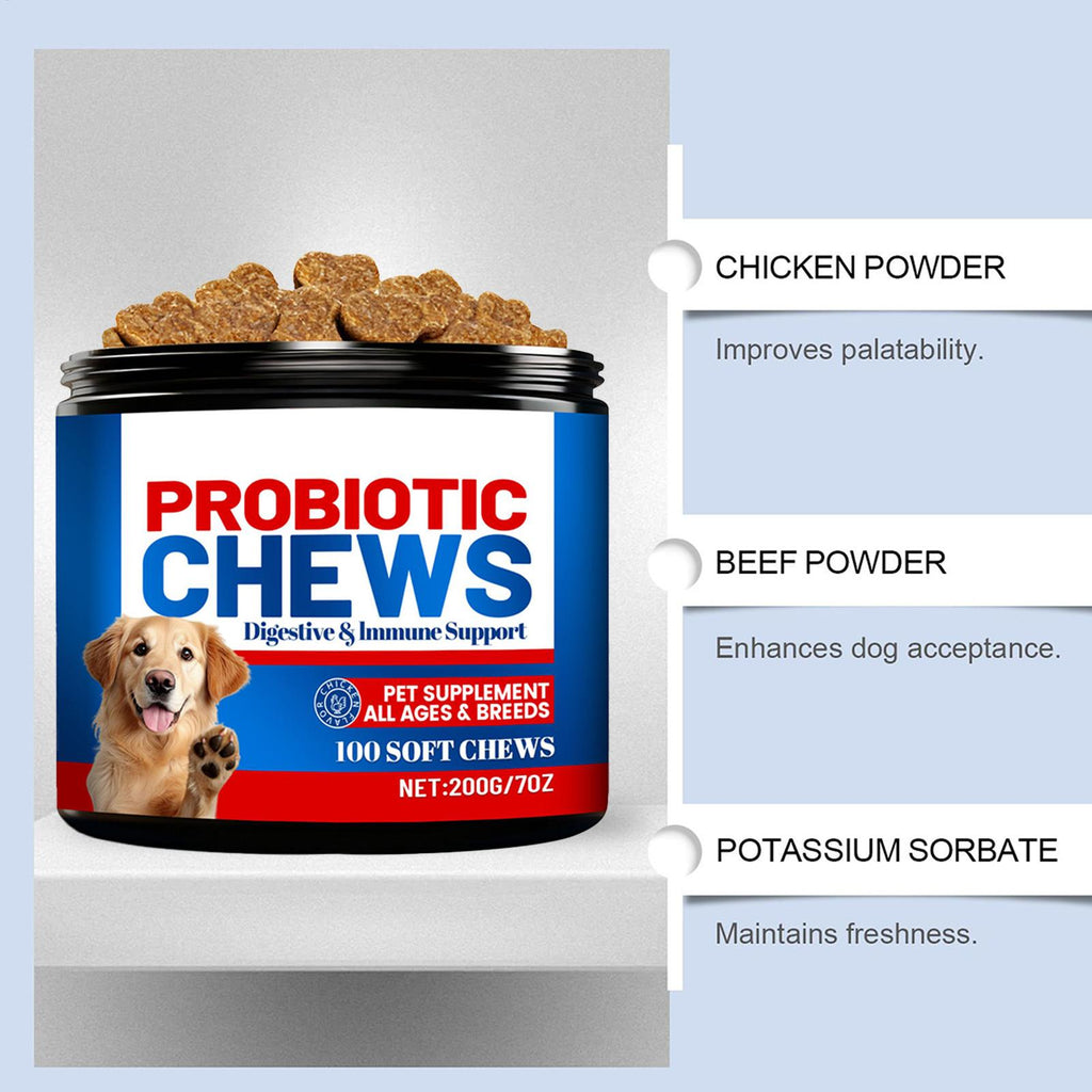 Dog Gut Health Supplement Healthy Natural Treats 200g Digestive Care Dog Supplements For After Meal Seasonal Changes Food