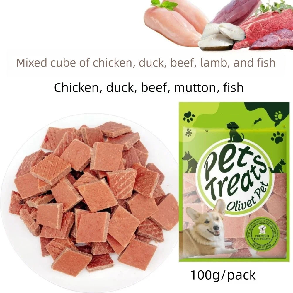 Dog Snacks Beef Grain Dog Cheese Pet Fish Skin Egg Yolk Salmon Stick Cowhide Molar