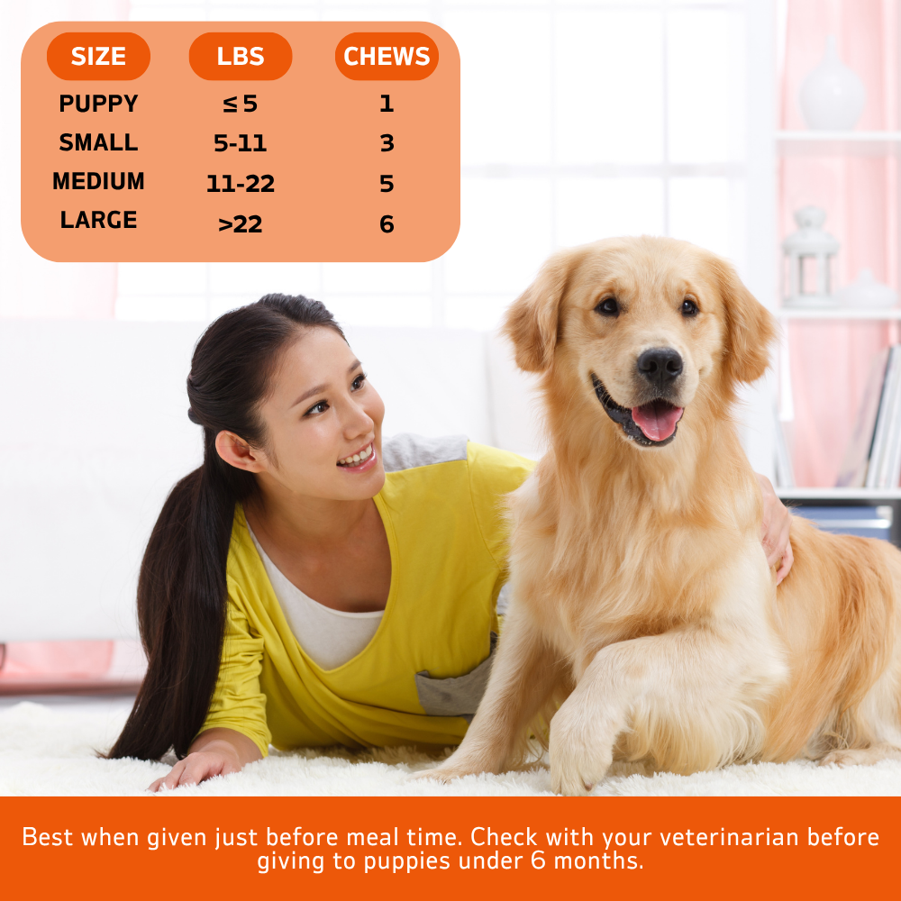 360 Chews - 3 Pack(3 x 180g/6.35oz) 540g/19.1oz - TenderTouch Calming for Dogs - Help Natural Dog Anxiety for Everyday Stress