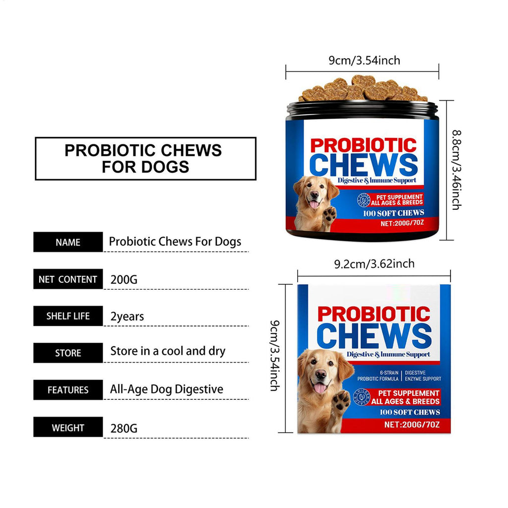 Dog Gut Health Supplement Healthy Natural Treats 200g Digestive Care Dog Supplements For After Meal Seasonal Changes Food