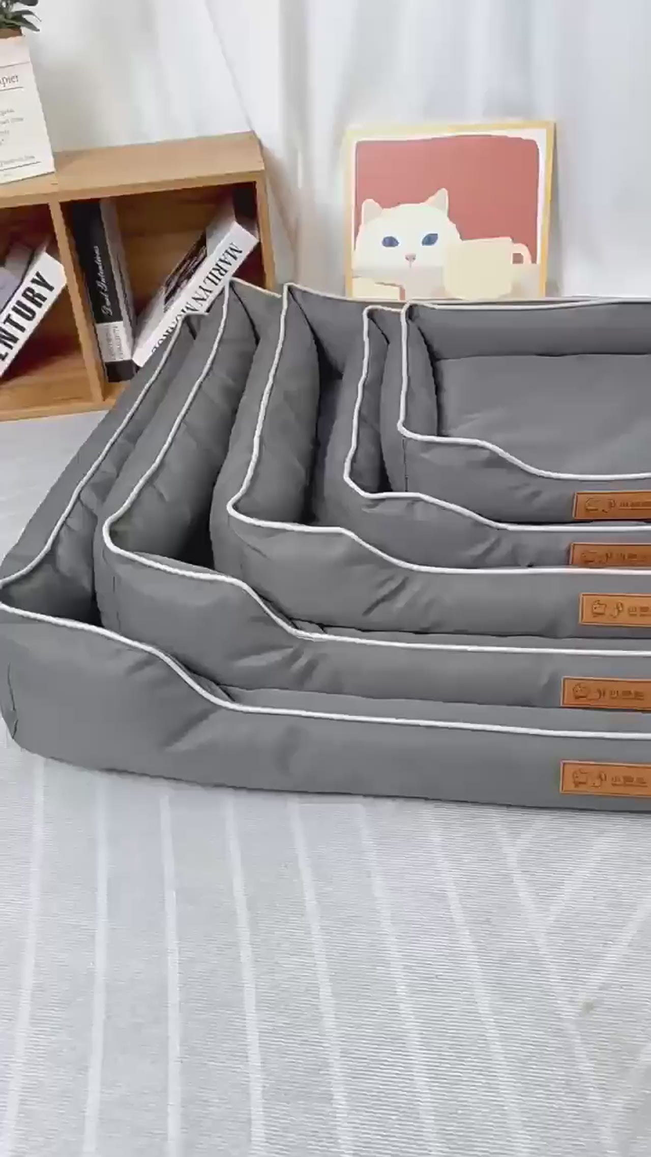 Removable Waterproof Dog Bed Upgrade 900D Oxford More Waterproof More Bite-resistant Dogs Beds for All Seasons Dog Accessories